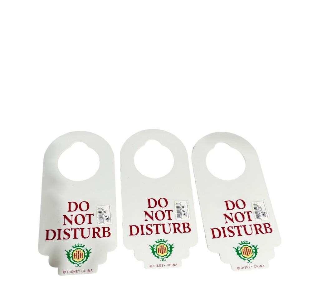 SET 3 Disney Parks Hollywood Tower Hotel Tower of Terror Do No Disturb Door
